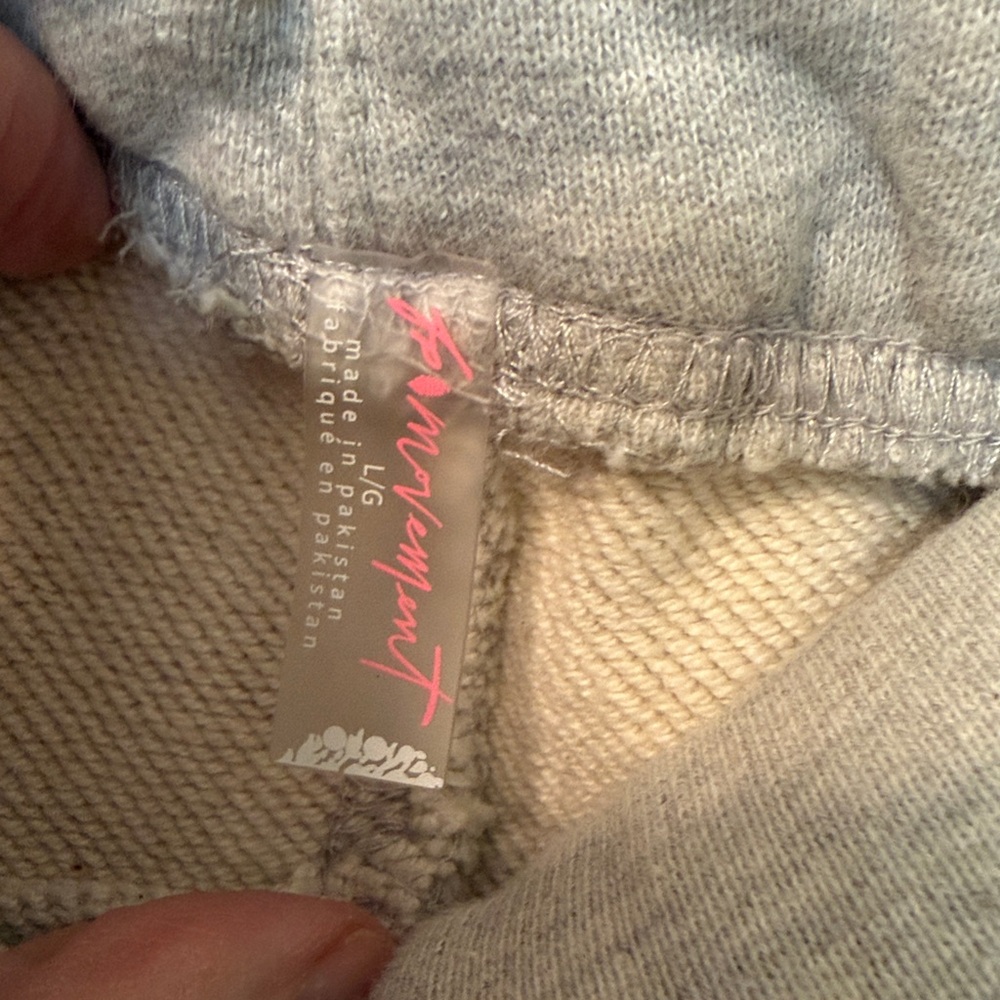 Women’s Free People FP Movement Barrel Sweatpants Sz L gray - Picture 3 of 4